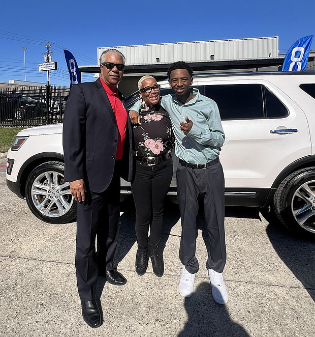 Judson Robinson III, Andrea Jones and Elijah Jones
