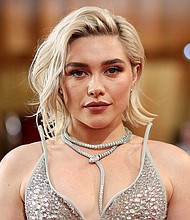 Florence Pugh has given a revealing interview about her diagnosis with two conditions that could impact on her fertility.
Mandatory Credit:	Mario Anzuoni/Reuters via CNN Newsource