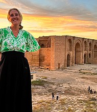 Janet Newenham visited Iraq for the first time in 2021 — and returned three months later with an all-female group.
Mandatory Credit:	Courtesy Janet Newenham via CNN Newsource