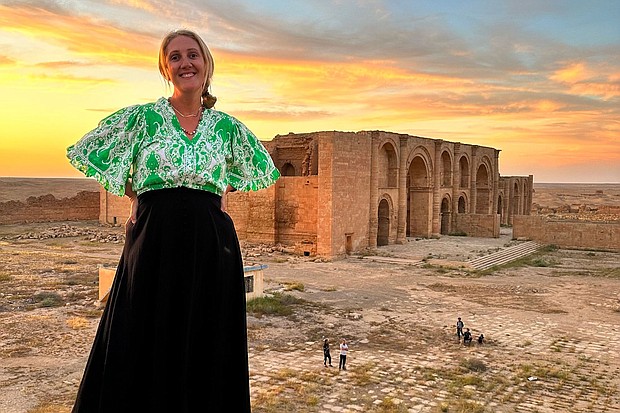 Janet Newenham visited Iraq for the first time in 2021 — and returned three months later with an all-female group.
Mandatory Credit:	Courtesy Janet Newenham via CNN Newsource