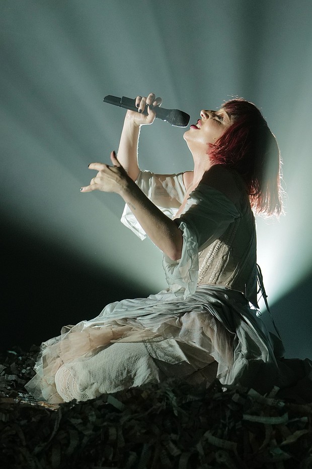 Lady Gaga performs at "Jimmy Kimmel Live!" on October 1.
Mandatory Credit:	Randy Holmes/Disney/Getty Images via CNN Newsource