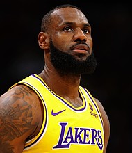 LeBron James announced on November 20 that he’s taking a break from social media. James is in the 22nd season of his NBA career.
Mandatory Credit:	Justin Tafoya/Getty Images via CNN Newsource