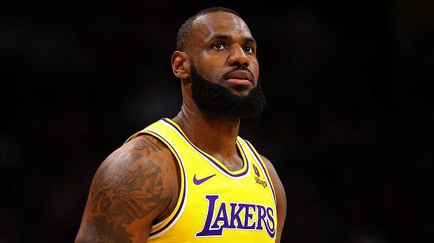 LeBron James announced on November 20 that he’s taking a break from social media. James is in the 22nd season of his NBA career.
Mandatory Credit:	Justin Tafoya/Getty Images via CNN Newsource
