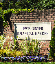 The entrance to Lewis Ginter Botanical Garden as seen on Nov. 18.
