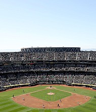 Major League Baseball (MLB) will test the use of robot umpires as part of a challenge system during spring training next year.
Mandatory Credit:	Ezra Shaw/Getty Images via CNN Newsource