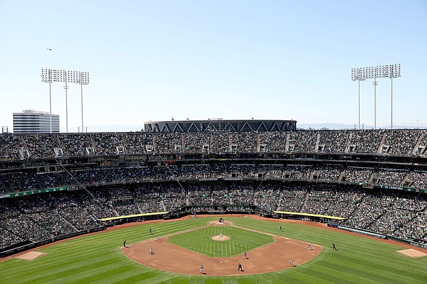 Major League Baseball (MLB) will test the use of robot umpires as part of a challenge system during spring training next year.
Mandatory Credit:	Ezra Shaw/Getty Images via CNN Newsource