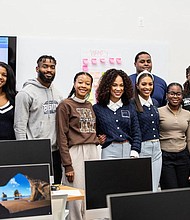 Howard University athletes, faculty and guests attend a Robinhood Markets Money Drills program announcement, extending comprehensive financial education to student-athletes at Howard's School of Business.