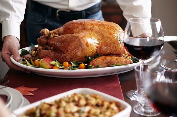 Thanksgiving dinner will cost less this year than last but will still be 19% higher than before the pandemic, according …