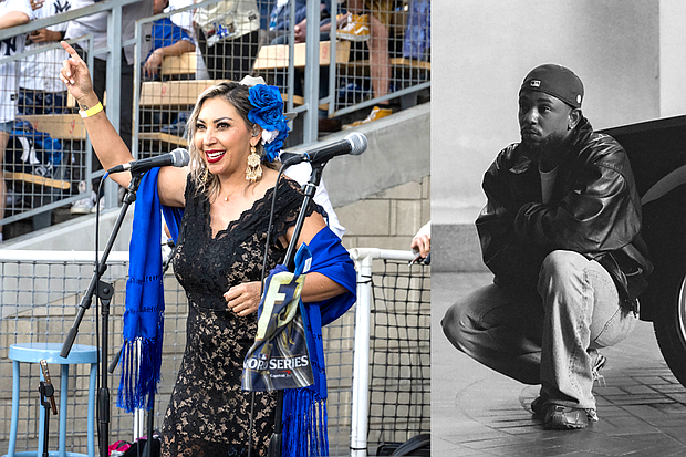 Deyra Berrera and Kendrick Lamar