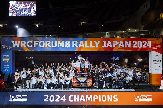 2024 FIA World Rally Championship.Round 13, Rally Japan.21 - 24 November 2024.Thierry Neuville..Photographer: Austral.Worldwide copyright: Hyundai Motorsport GmbH