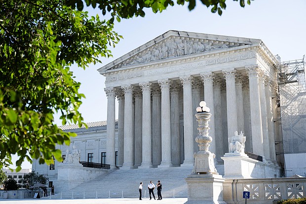The US Supreme Court is seen on the first day of a new term in Washington, DC, on October 7.
Mandatory Credit:	Saul Loeb/AFP/Getty Images via CNN Newsource