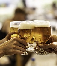 A spike in alcohol consumption among people in the US in 2020 continued to rise slightly in 2021 and 2022.
Mandatory Credit:	SimpleImages/Moment RF/Getty Images via CNN Newsource