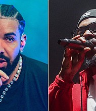 Drake accuses record company of using bots to ‘artificially inflate’ Kendrick Lamar’s song ‘Not Like Us’ on Spotify.
Mandatory Credit:	Getty Images via CNN Newsource