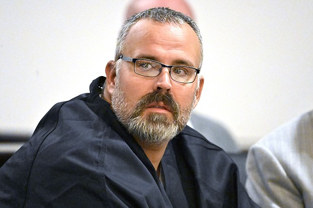 Former Letcher County Kentucky Sheriff Shawn "Mickey" Stines has been indicted by a grand jury on one count of murdering a public official.
Mandatory Credit:	Timothy D. Easley/AP/File via CNN Newsource