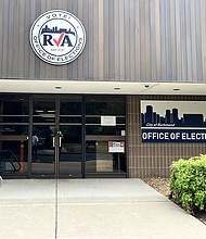 The city of Richmond’s Office of Elections.  Anna West/Capital News Service