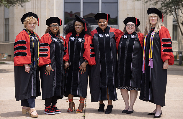 The inaugural class of DNP graduates at the Gessner College of Nursing, May 2024.