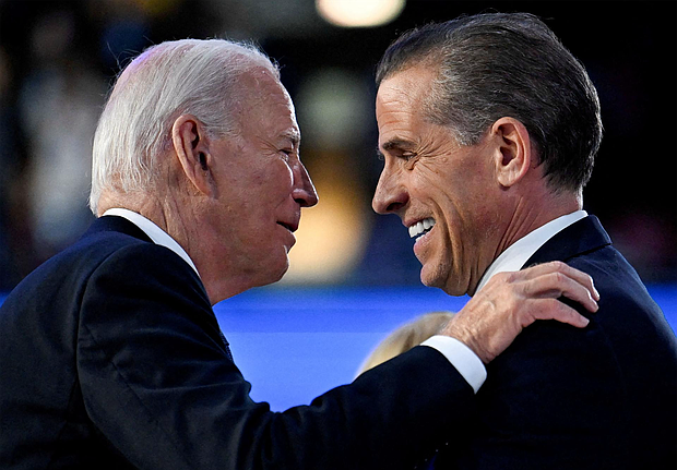 President Joe Biden with son, Hunter