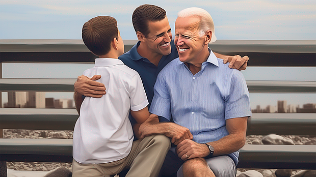 President Joe Biden with son, Hunter