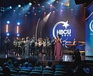 Virginia Union University’s Gospel Choir performs alongside Fantasia, MC Lyte and others during the finale of BET’s “HBCU Honors,” celebrating Historically Black Colleges and Universities.