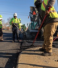 Construction crews repaved Leigh Street from Myers Street to North Allen Avenue, just be-
hind the Science Museum, on Monday, Dec. 2, 2024. The work was expected to be completed
in time for the Christmas Parade, which begins at the Science Museum, providing an alternate
travel route while Broad Street is closed.
The repaving precedes plans to reorganize bike lanes as part of two new quick-build bike lane
projects announced by the Department of Public Works on Nov. 14. These projects, part of the
city’s Vision Zero initiative, aim to improve roadway safety and access.