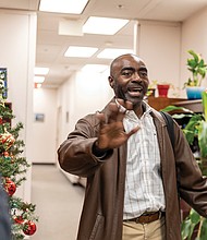 Richmond Registrar Keith Balmer exits a closed-door session of the Richmond Electoral Board at City Hall on Wednesday, Dec. 4, where he submitted his resignation. The resignation followed a report that found Balmer and his deputy, Jerry Richardson, were involved in misuse of funds, overspending, nepotism and other misconduct.