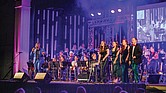 Local musicians perform during a recent “A Jazz Christmas” concert at Second Baptist Church, where people gathered to enjoy a mix of sacred and seasonal music.