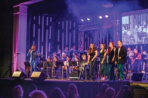Local musicians perform during a recent “A Jazz Christmas” concert at Second Baptist Church, where people gathered to enjoy a mix of sacred and seasonal music.