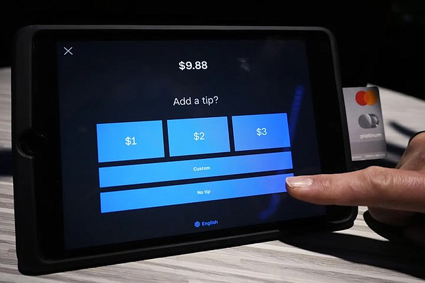 More businesses continue to adopt digital payment methods that automatically prompts customers to leave a gratuity.