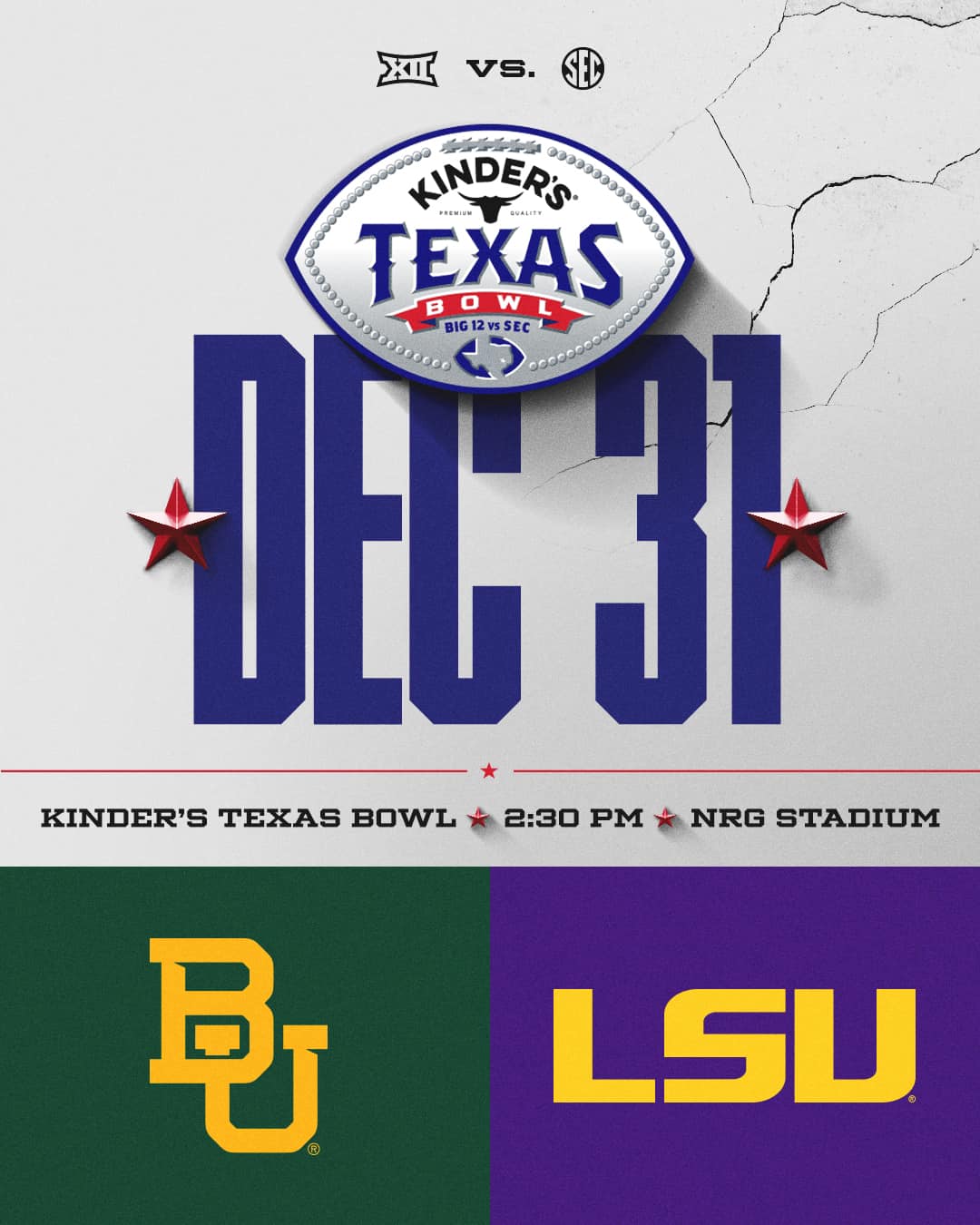 Houston’s Kinder’s Texas Bowl to Feature Epic Showdown Between LSU and ...