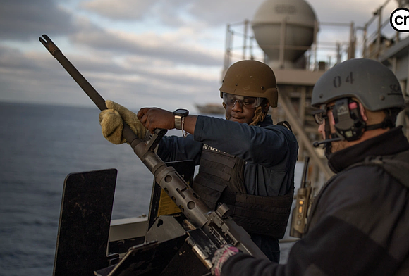 Houston pride is soaring high—literally—aboard the USS Tripoli (LHA 7), where Aviation Ordnanceman 2nd Class Derian Barnett, one of our …