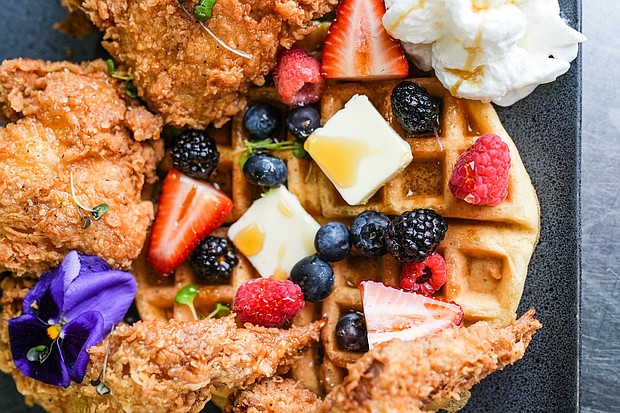 The Lavish Eats HTX Chicken & Waffles leave a lasting impression on guests at any holiday gathering./Photo: Visual Influence