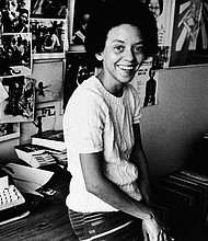 Yolanda Cornelia 'Nikki' Giovanni on January 1, 1973.
Mandatory Credit:	Hulton Archive/Getty Images via CNN Newsource