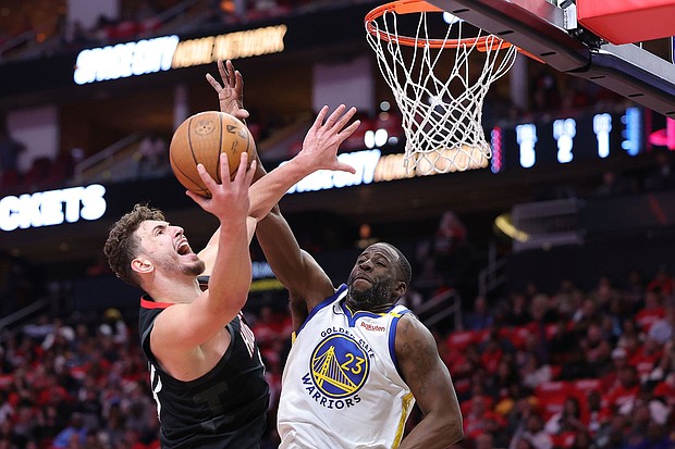 Houston Rockets center Alperen Sengun scored a game-high 26 points against the Golden State Warriors.
Mandatory Credit:	Alex Slitz/Getty Images via CNN Newsource