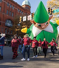 The Dominion Energy 41st Annual Richmond Christmas Parade set off the holiday season Saturday, Dec. 7, starting at the Science Museum of Virginia on West Broad Street and continuing east to 7th Street. This jolly and rotund elf was held down by Henrico County’s Department of Parks and Recreation.