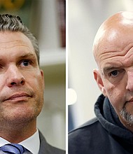 Pete Hegseth, President-elect Donald Trump's pick to lead the Defense Department, and Sen. John Fetterman, a Democratic senator from Pennsylvania, are scheduled to meet Thursday.
Mandatory Credit:	Getty Images via CNN Newsource