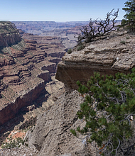 The South Rim of Grand Canyon National Park in Arizona.