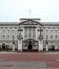 Buckingham Palace is close to London's Victoria district, where the Christmas party took place.
Mandatory Credit:	Dan Kitwood/Getty Images via CNN Newsource
