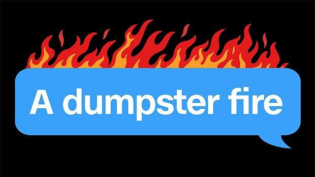 Online users' use of doomer language can lead to stress, fatigue and exhaustion.
Mandatory Credit:	Patrick Gallagher/CNN via CNN Newsource