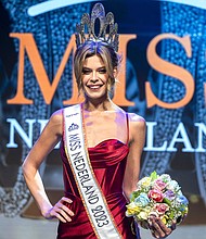 Trans contestant Rikkie Kollé won Miss Netherlands last year.
Mandatory Credit:	Evert Elzinga/ANP/AFP/Getty Images via CNN Newsource