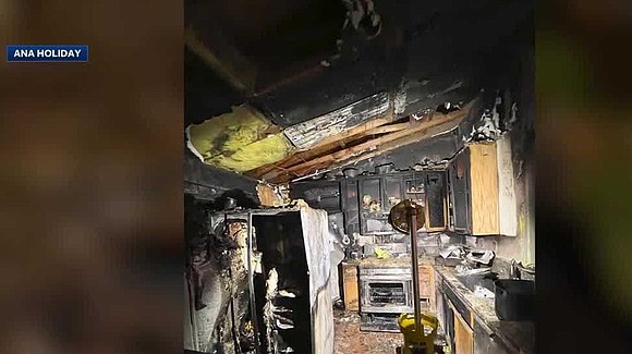 An Army veteran and her family are without a home during the holidays after a Tuesday night house fire in …