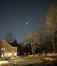 Multiple drones appear to fly over Bernardsville, New Jersey, on December 5.
Mandatory Credit:	Brian Glenn/TMX/AP via CNN Newsource