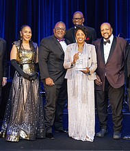 The Houston Area Urban League honored the Family of the Honorable Sheila Jackson Lee with the Whitney M. Young Humanitarian Award for their enduring legacy of advocacy and service.