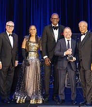 The Houston Area Urban League honored Steve Kean, CEO of the Greater Houston Partnership, with the Marguerite Ross Barnett Leadership Award.