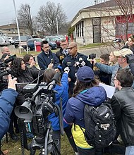 Madison Police spokesperson Stephanie Fryer said five other people were injured, with those injuries ranging from minor to life-threatening. Barnes said his department believes the shooter was a student at the school.
Mandatory Credit:	WISC via CNN Newsource