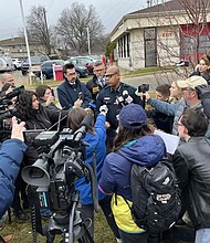 Madison Police spokesperson Stephanie Fryer said five other people were injured, with those injuries ranging from minor to life-threatening. Barnes said his department believes the shooter was a student at the school.
Mandatory Credit:	WISC via CNN Newsource