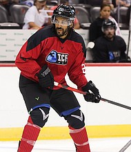 Matthew Petgrave skates during a 3Ice game on July 19, 2023, at Prudential Center in Newark, New Jersey.
Mandatory Credit:	Andrew Mordzynski/Icon Sportswire/Getty Images via CNN Newsource