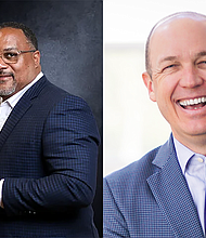 Eranest Walker and Josh Adams