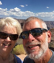 The Fournies vacation together in Phoenix in September 2019.
Mandatory Credit:	Courtesy Mary Fournie via CNN Newsource