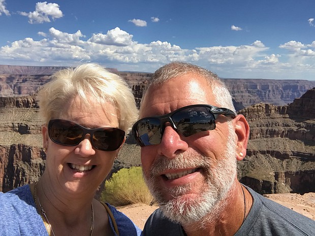 The Fournies vacation together in Phoenix in September 2019.
Mandatory Credit:	Courtesy Mary Fournie via CNN Newsource