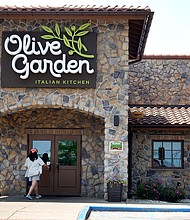 Olive Garden posted better-than-expected quarterly sales.
Mandatory Credit:	Scott Olson/Getty Images via CNN Newsource
